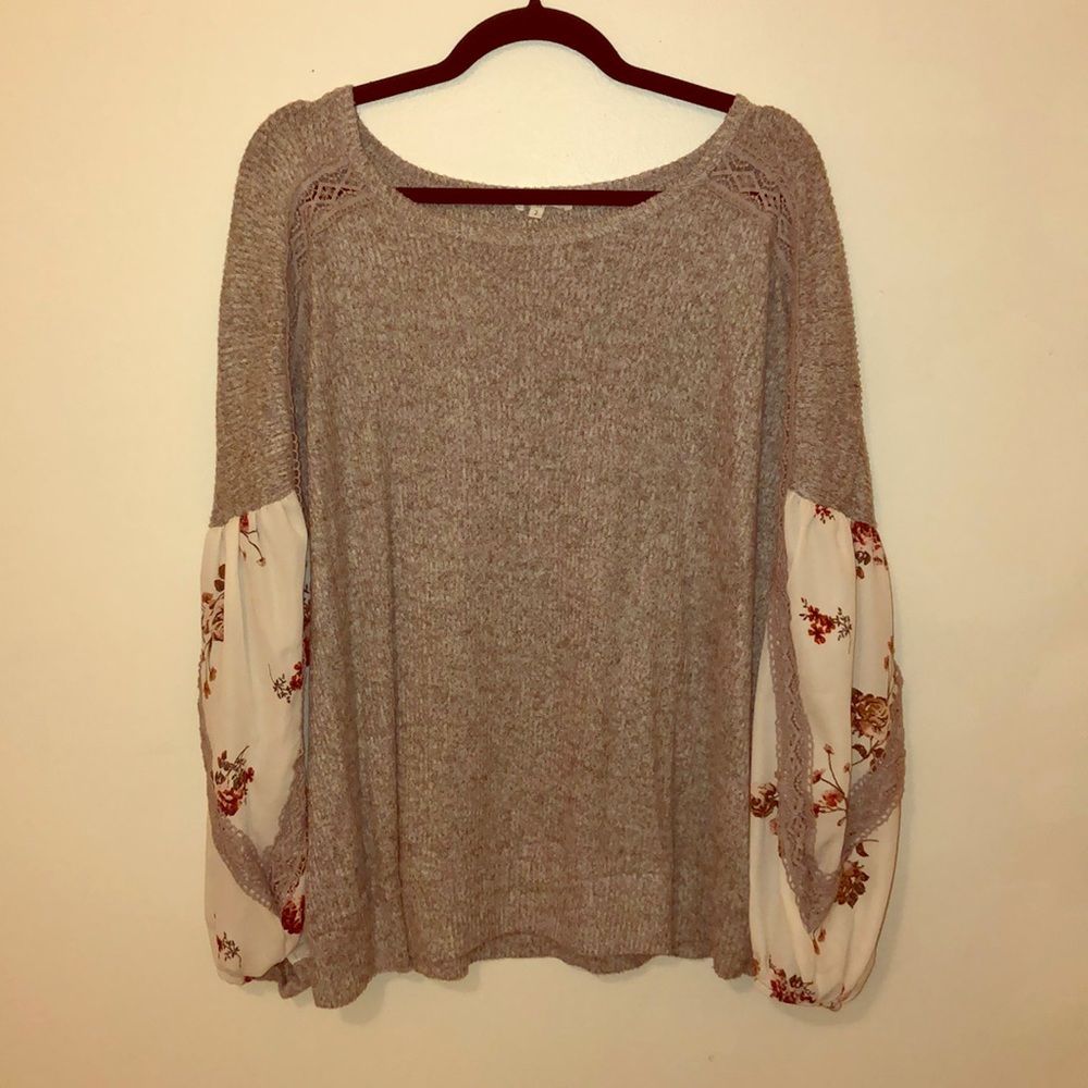 Ballon Sleeved Blouse